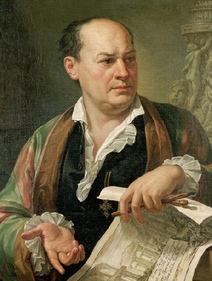 Carlo Labruzzi Posthumous portrait of Giovanni Battista Piranesi china oil painting image